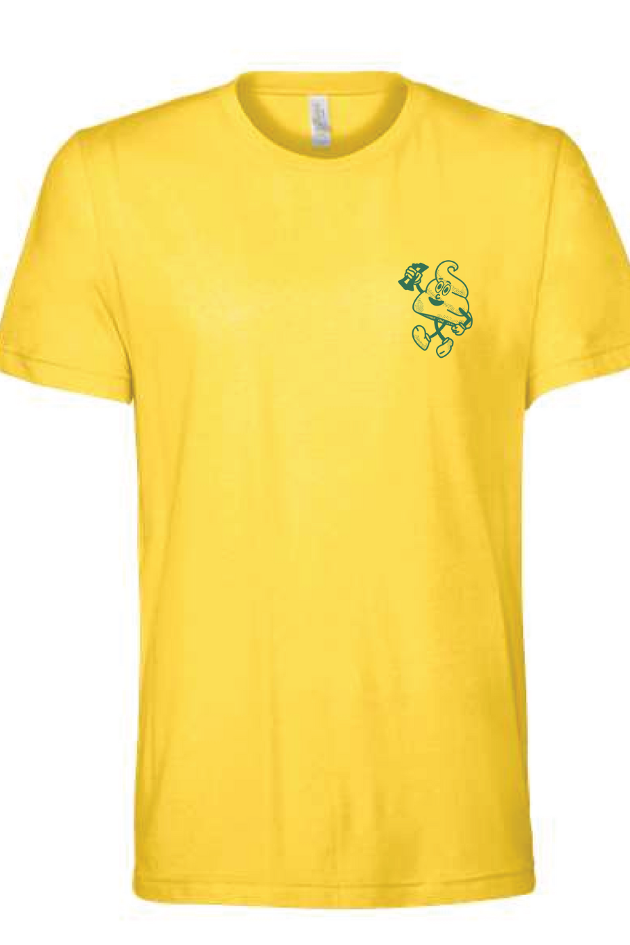 front of farmers are entremanures with poop emoji vintage style drawing